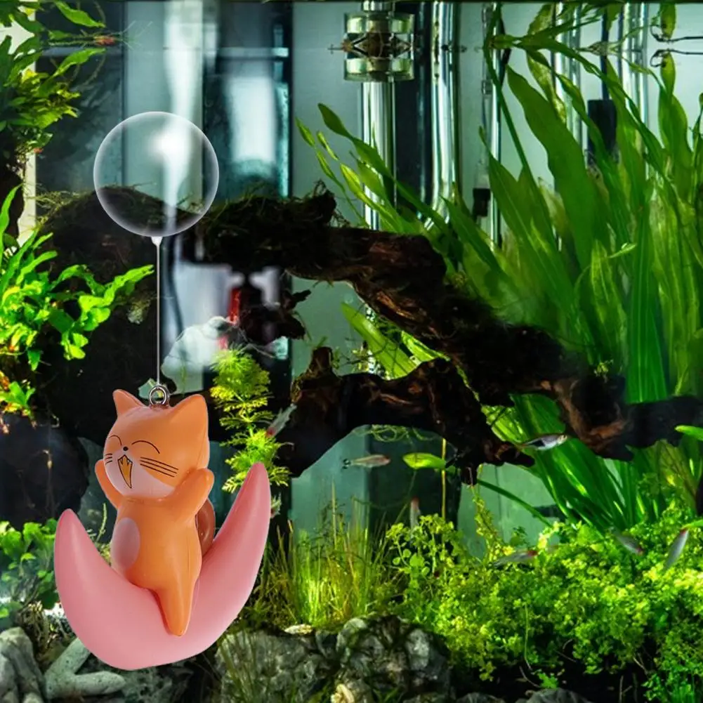 Безопасный-аквариумный-орнамент-неувядающий-цвет-с-плавающими-шариками-украшение-для-аквариума-кошка-луна-поплавок-фигурки-миниатюры