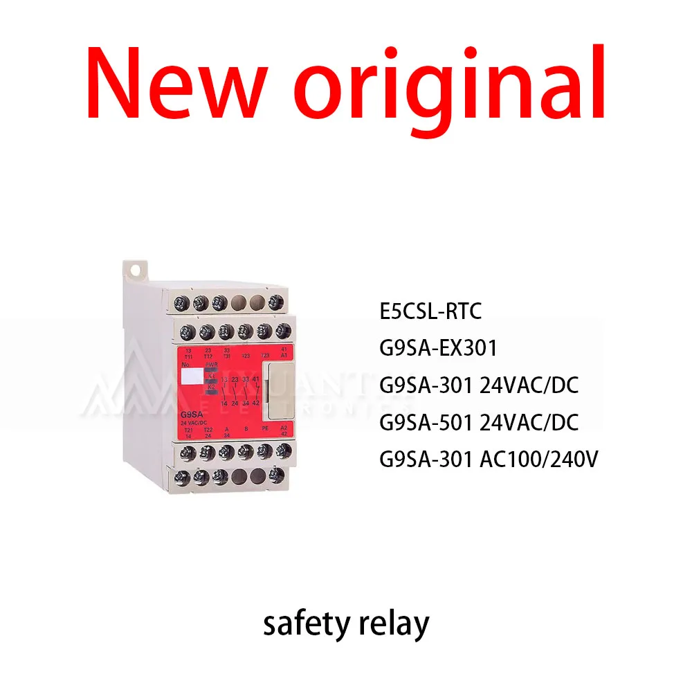

1Pcs/Lot New original E5CSL-RTC G9SA-EX301 G9SA-301 24VAC/DC G9SA-501 24VAC/DC G9SA-301 AC100/240V safety relay