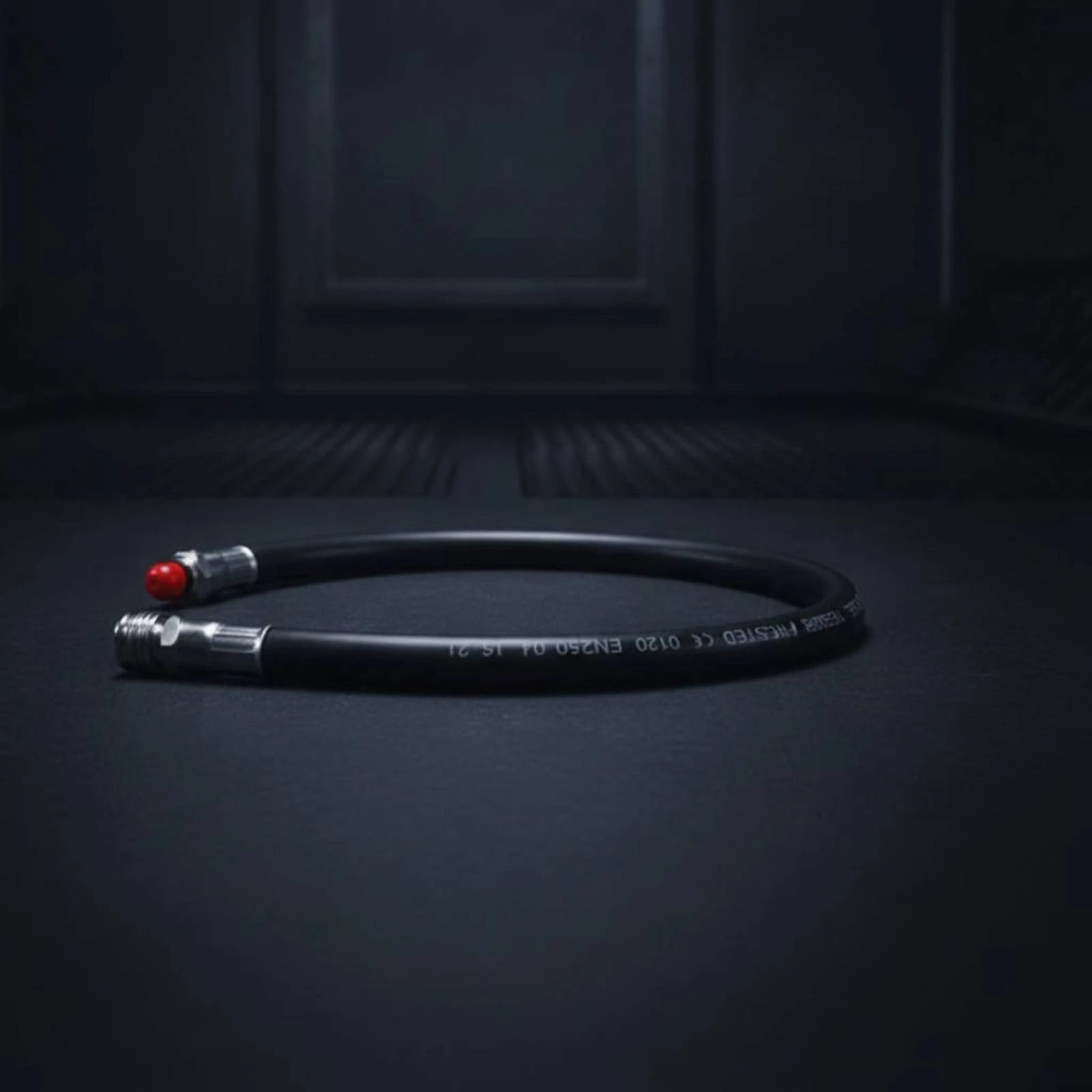 Scuba BCD Inflation Hose Rubber Low Pressure Inflation Hose with Metal Fittings EN250 Reliable for Divers, Diving Gear Assembly