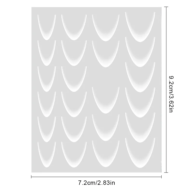 DIY بها بنفسك الديكور الاستنسل مانيكير التدرج الخط الفرنسي مانيكير مسمار الفن ملصقات ذاتية اللصق الشارات تصميم مسمار نصائح أدلة #6