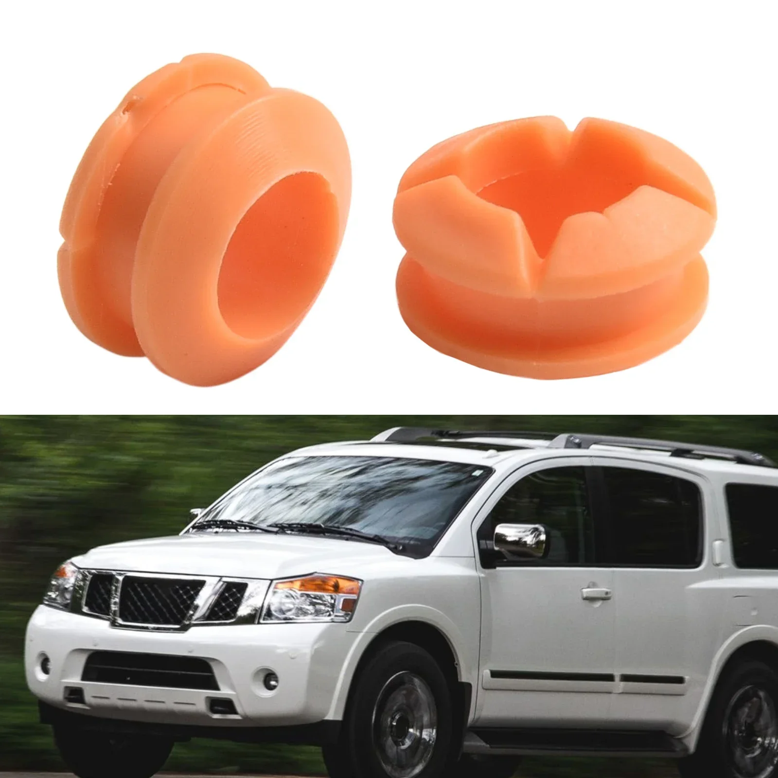

1set Interior Parts Automatic Shift Cable Bushing For Nissan For Armada Gearbox Shifter Linkage End Grommet Gearshift Cover