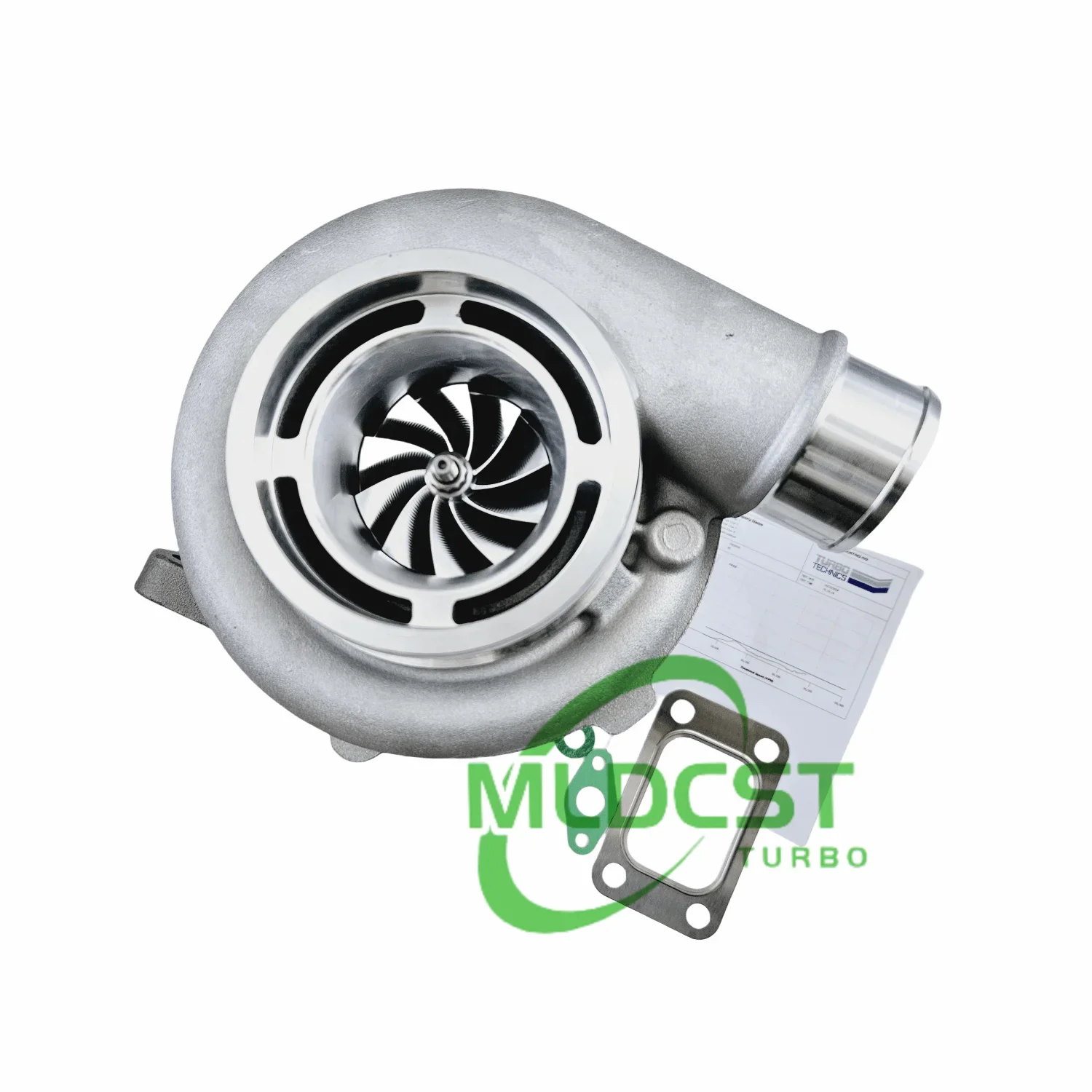 

New Design GTX3576R GT3576 GTX3576 Billet Wheel Turbo T3 Inlet 0.82 Vband High Flow 10 Blades billet wheel G35 Turbine shaft 9