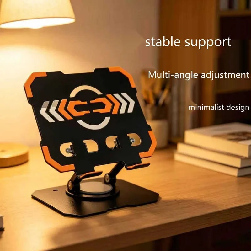Adjustable Metal Tablet Stand Foldable Rotating Desktop Holder Universal for Phone Tablet Heat Dissipation