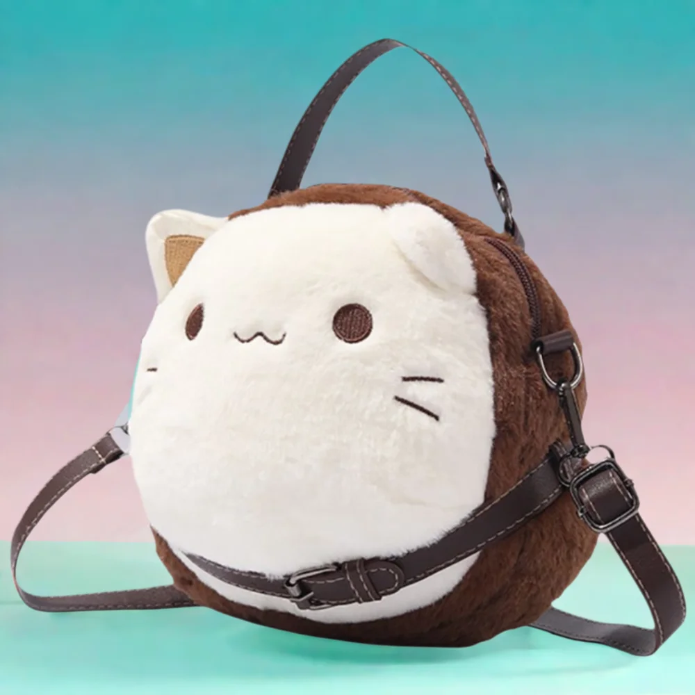 

Новая меховая сумка с высоким уровнем внешнего вида, 2024, плюшевая кукла, сумка через плечо, милая модная сумка на плечо для женщин