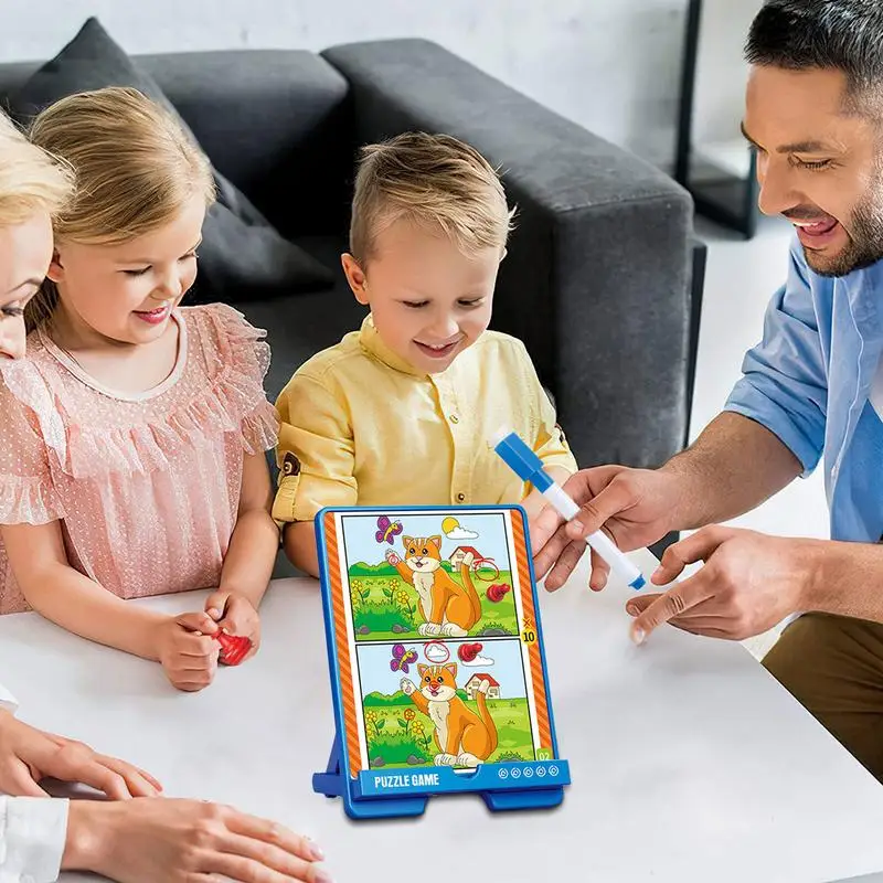 Kids Matching Game Difference Picture Game Educational Interactive Funny Kids Toys For Girl School Preschoolers Home Playtime