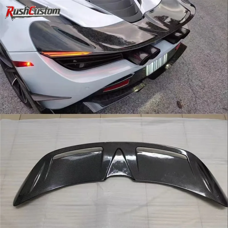 

For Porsche 720S 2017 2018 2019 Real Carbon Fiber Tail Wing Spoiler Kit