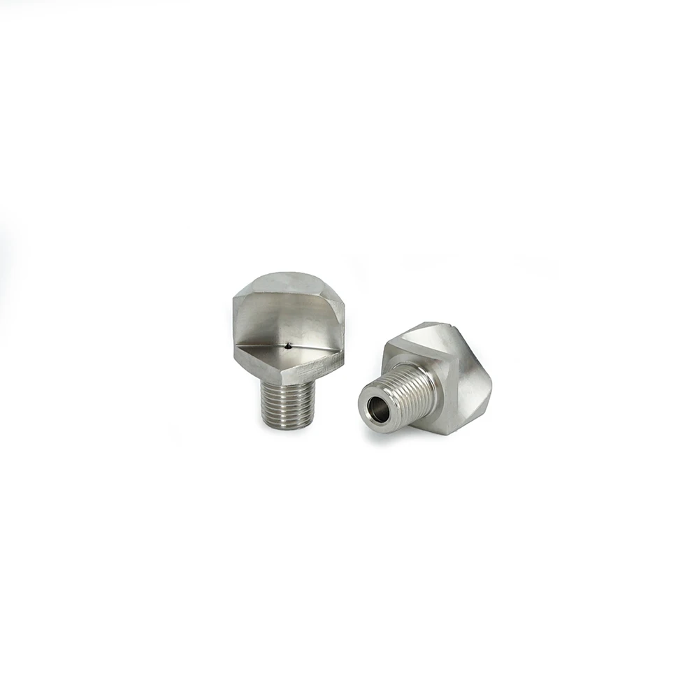 V-Type Stainless Steel Narrow-Angle Sector Nozzle Universal Adjustable High Impact Side Spray  Industrial Cleaning Spray Head