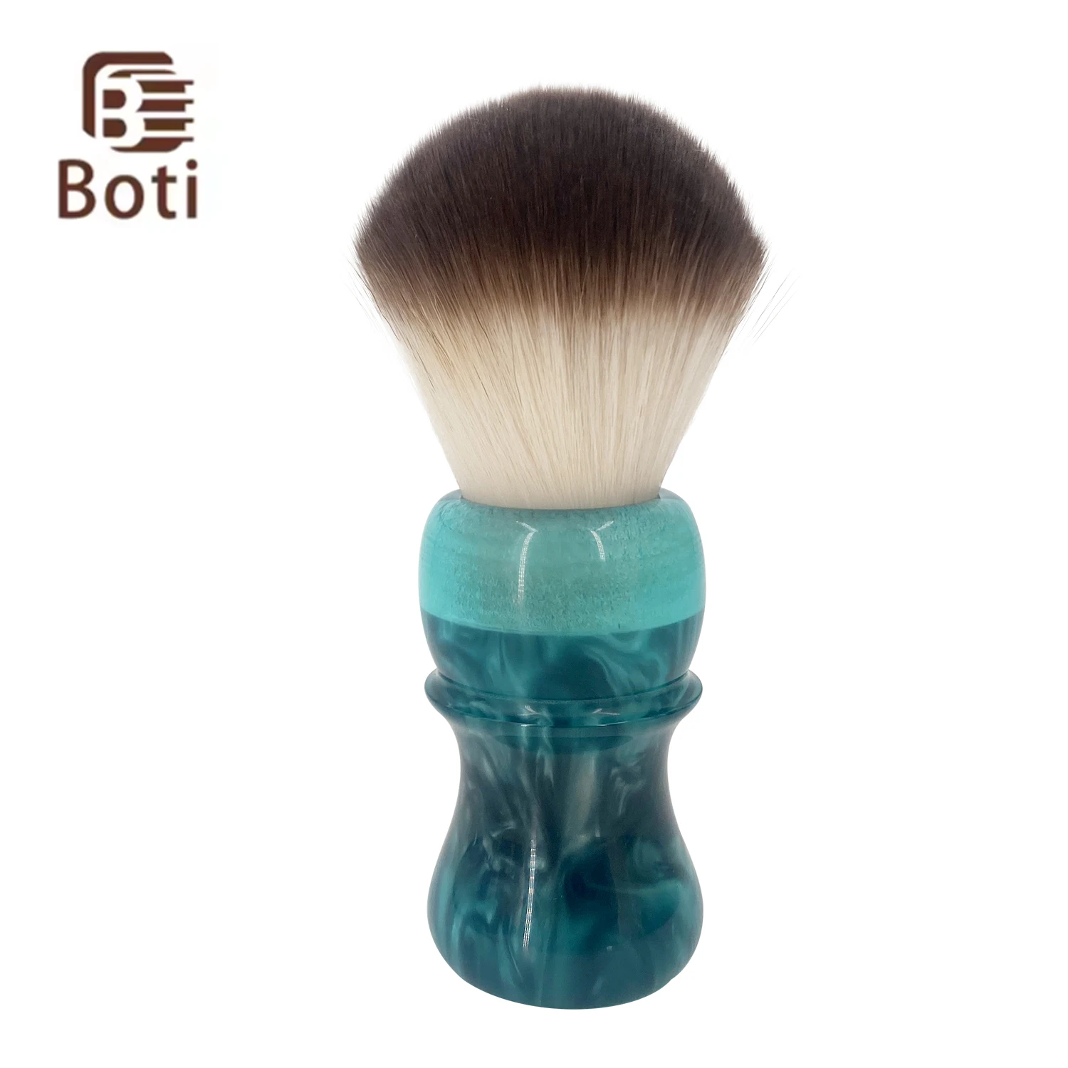 

Boti 26MM Men's Shaving Brush - Ocean Tide Sand Resin Handle Soft Fiber Beard Cleaning Facial Men's beard brush shaving brush