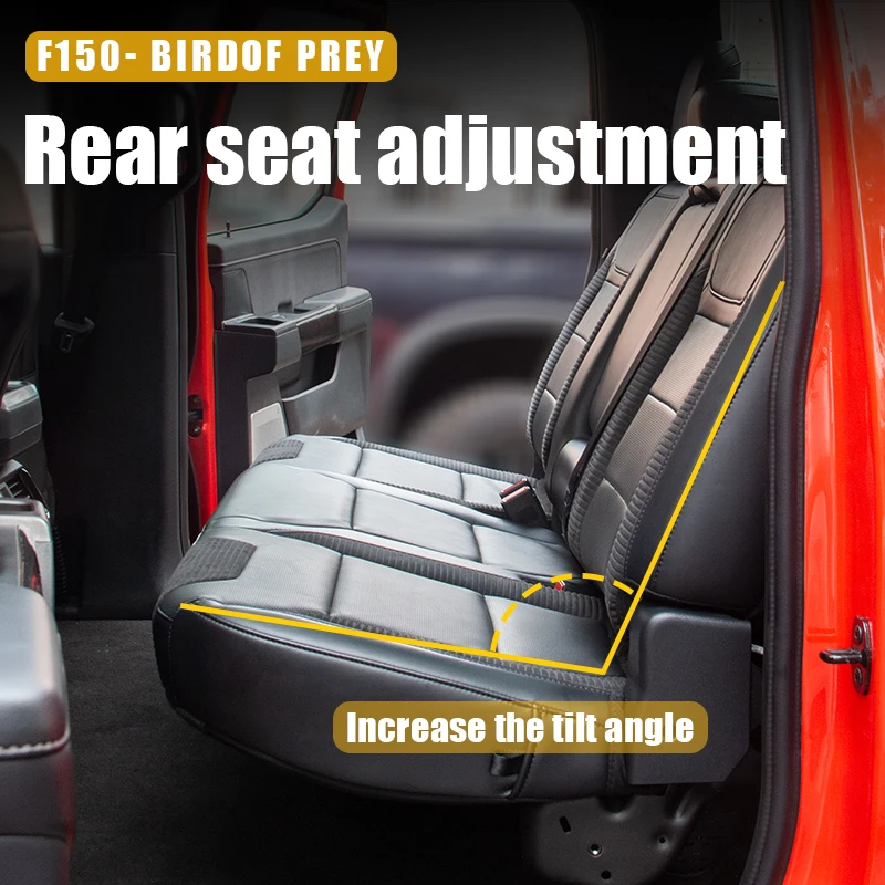 Suitable for 22-23 new Raptor F150 refitting, rear seat adjustment bracket and second row seat tilting refitting.