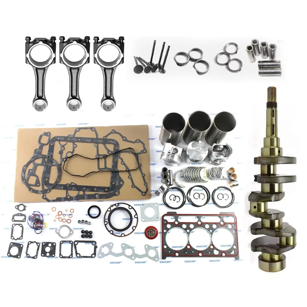 

D1703 Engine Rebuild Kit - Crankshaft & Rods For Kubota L3300DT L3410DT Tractor