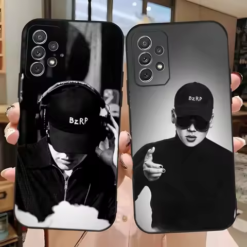 Bizarrap DJ Remix Phone Case For Samsung Galaxy A13,A21s,A22,A31,A32,A52,A53,A71,A80,A91 Soft Black Phone Cover