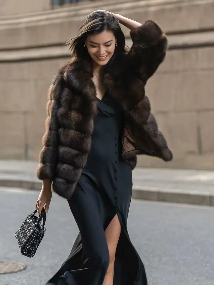 

High Quality Fur Coat Imitation Mink Women Fur Coat 2026 Winter Thick Temperament Leisure Warm Women Fur Coat Jacket Outerwear