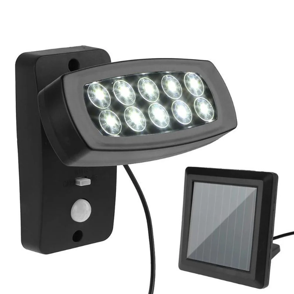 

Solar Sensor Wall Light Outdoor Motion Security LED Lamp Lights Road Lawn Garden