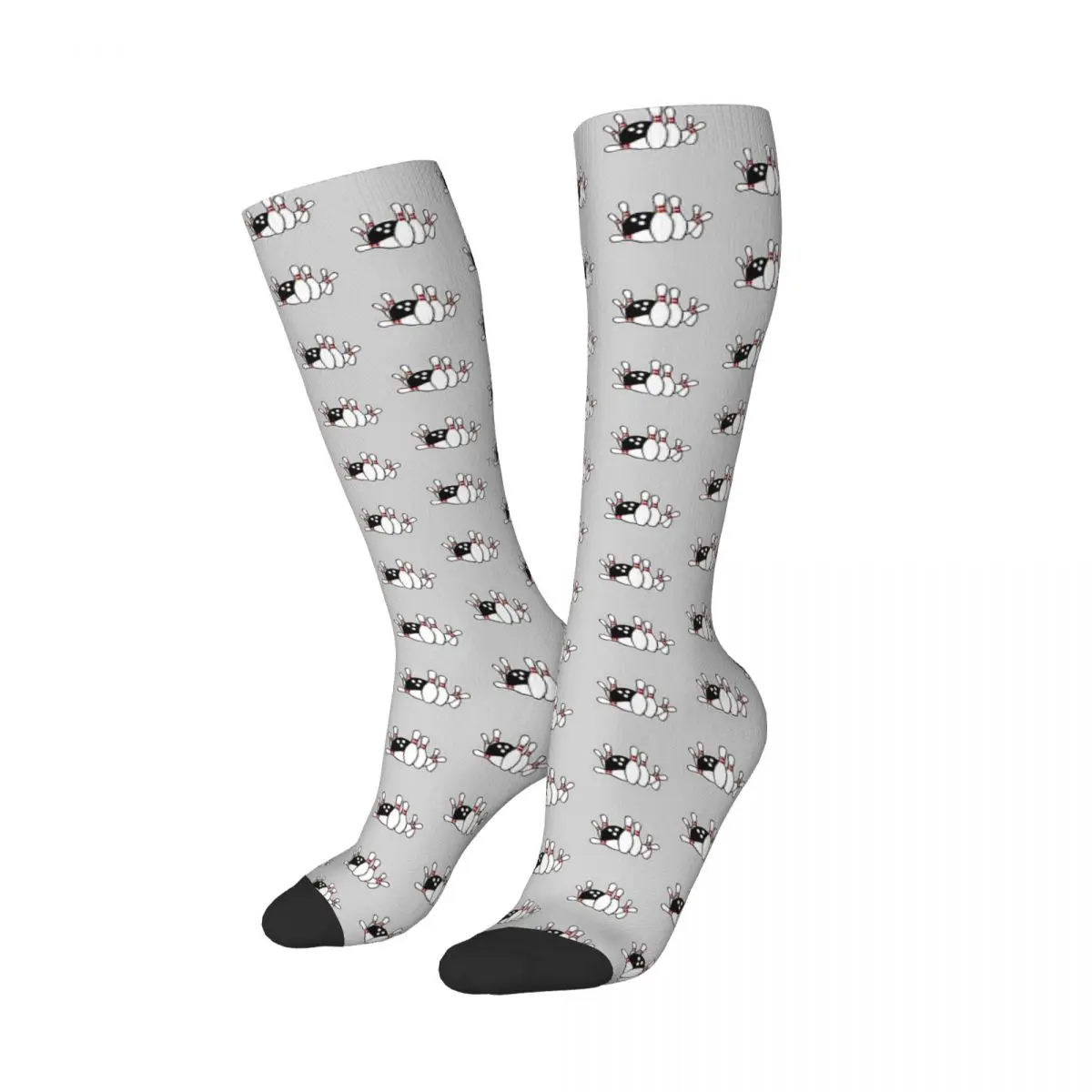 Calcetines de Arte de bolos Harajuku, medias absorbentes de sudor para todas las estaciones, calcetines largos, accesorios para regalos Unisex