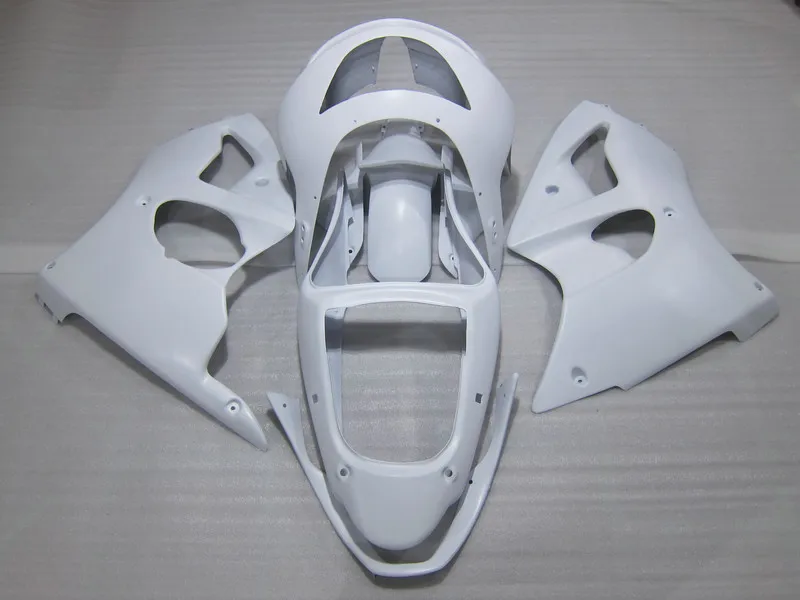 New Hot Moto Parts Fairing Kit For Kawasaki ZX6R 1998 1999 White Bodywork Fairings Set Ninja ZX6R 98 99 SZ08