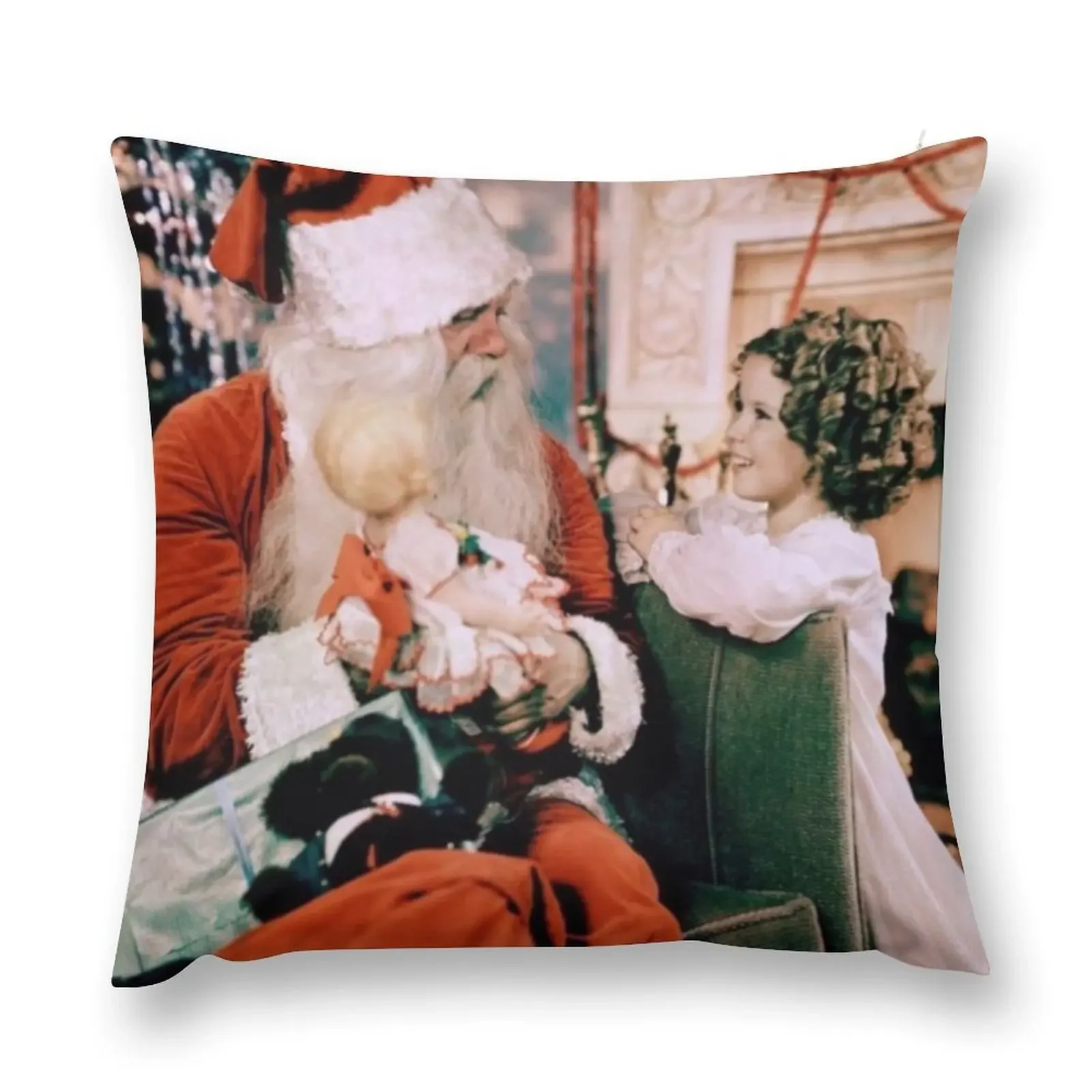 Shirley Temple Christmas Wishes Throw Pillow Cushion Cover Pillowcase Sofa Cushion ornamental pillows for living room pillow