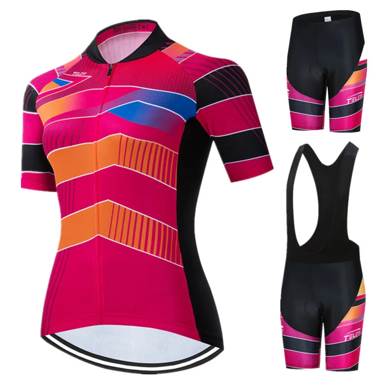

Women's Cycling Clothing Suits Summer Bike Jersey Short Sets Ladies Bicycle Clothes MTB Road Cycling Kit Mountain Biking Outfits