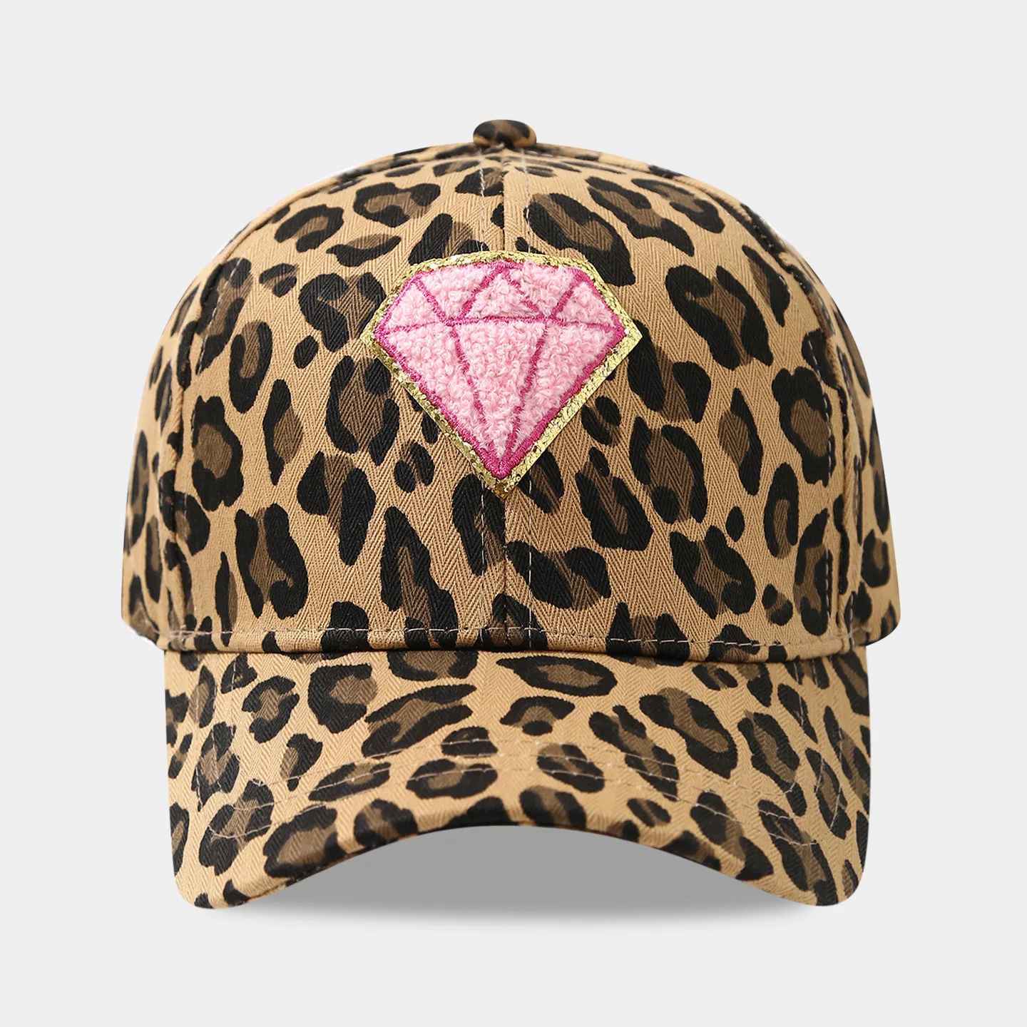 Retro Handtuch Paste Tuch Muster Leopard Print Baseball Kappe Für Frauen Herbst Neue Berühmte Mode Entenschnabel Kappe Einkaufen Hut – Detail 5