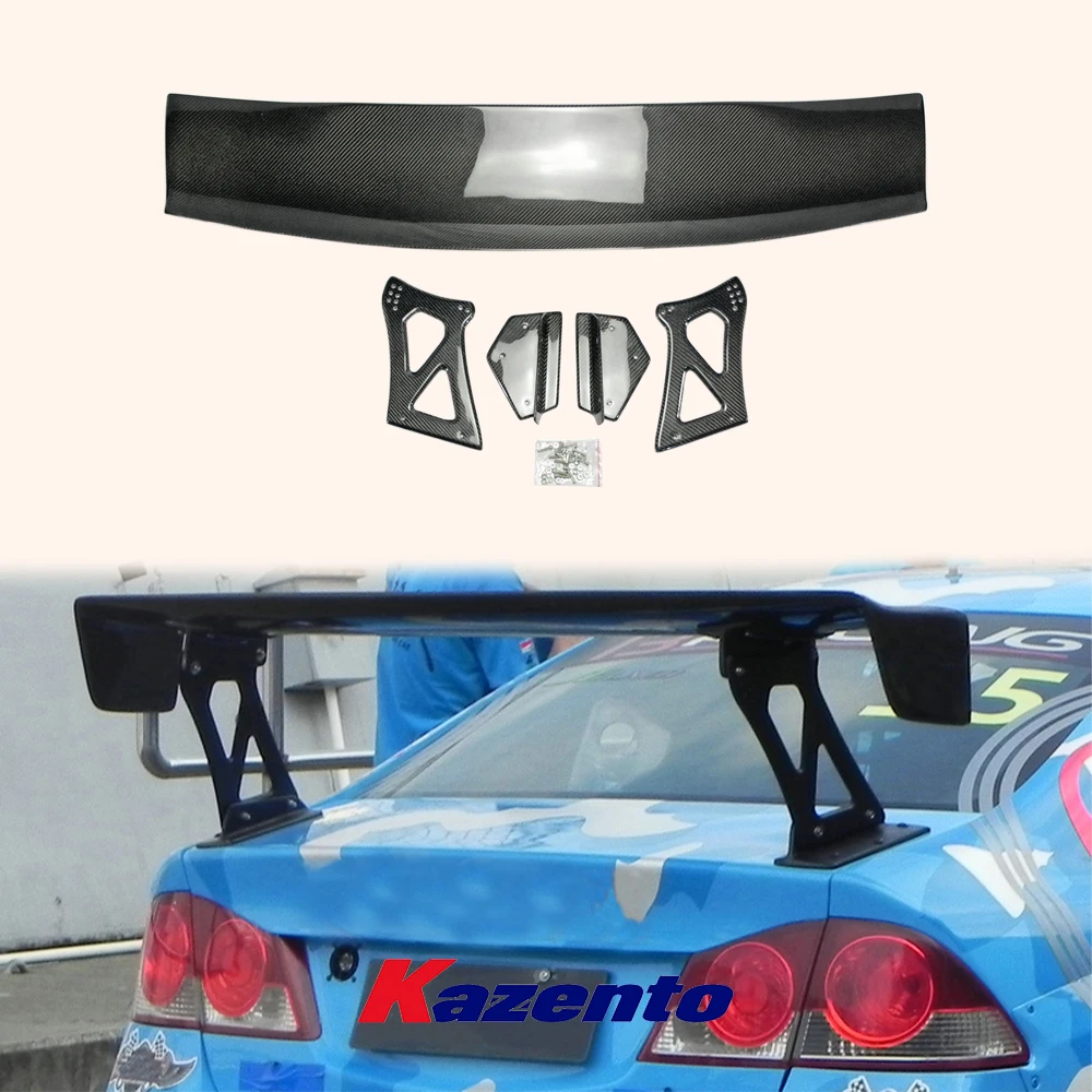 

Для Honda Civic Type R FD2 седан 4-дверный 2007-2011 VTX стиль Carbon GT спойлер крыло