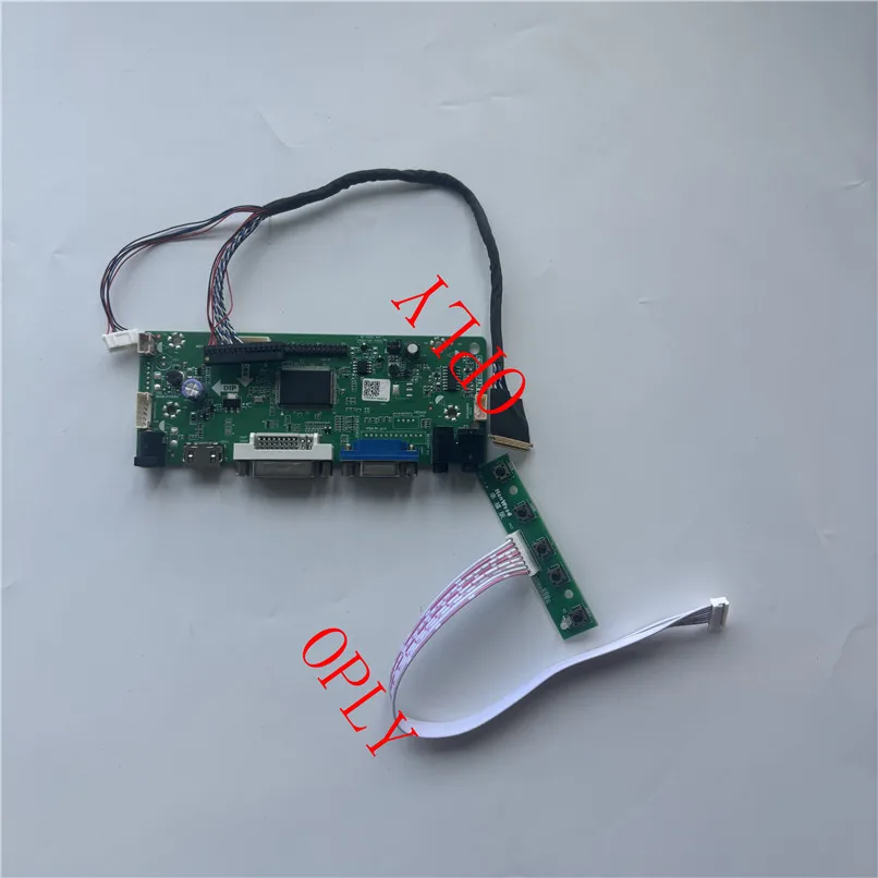 DVI VGA Controller board HDMI-compatiblefor HSD101PFW2-B00 HSD101PFW2-B01 HSD101PFW2-C00 1024X600 LED panel 10.1