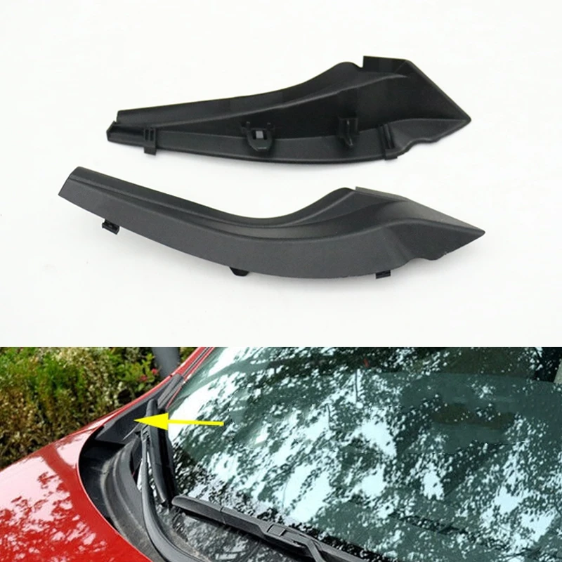 Front Windshield Wiper Side Cowl Extension Trim Cover For Mazda 6 GJ Atenza 2013 2014 2015 2016 2017 2018 2019