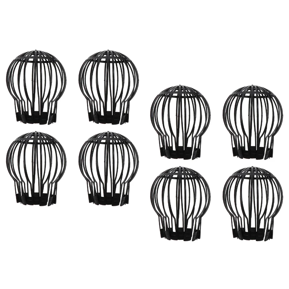 

8Pcs Roof Drainage Covers Anti-Block Plastic Filter Caps Round Net Leak Gutter Guard Rooftop Drain Filter Cap Net Cover