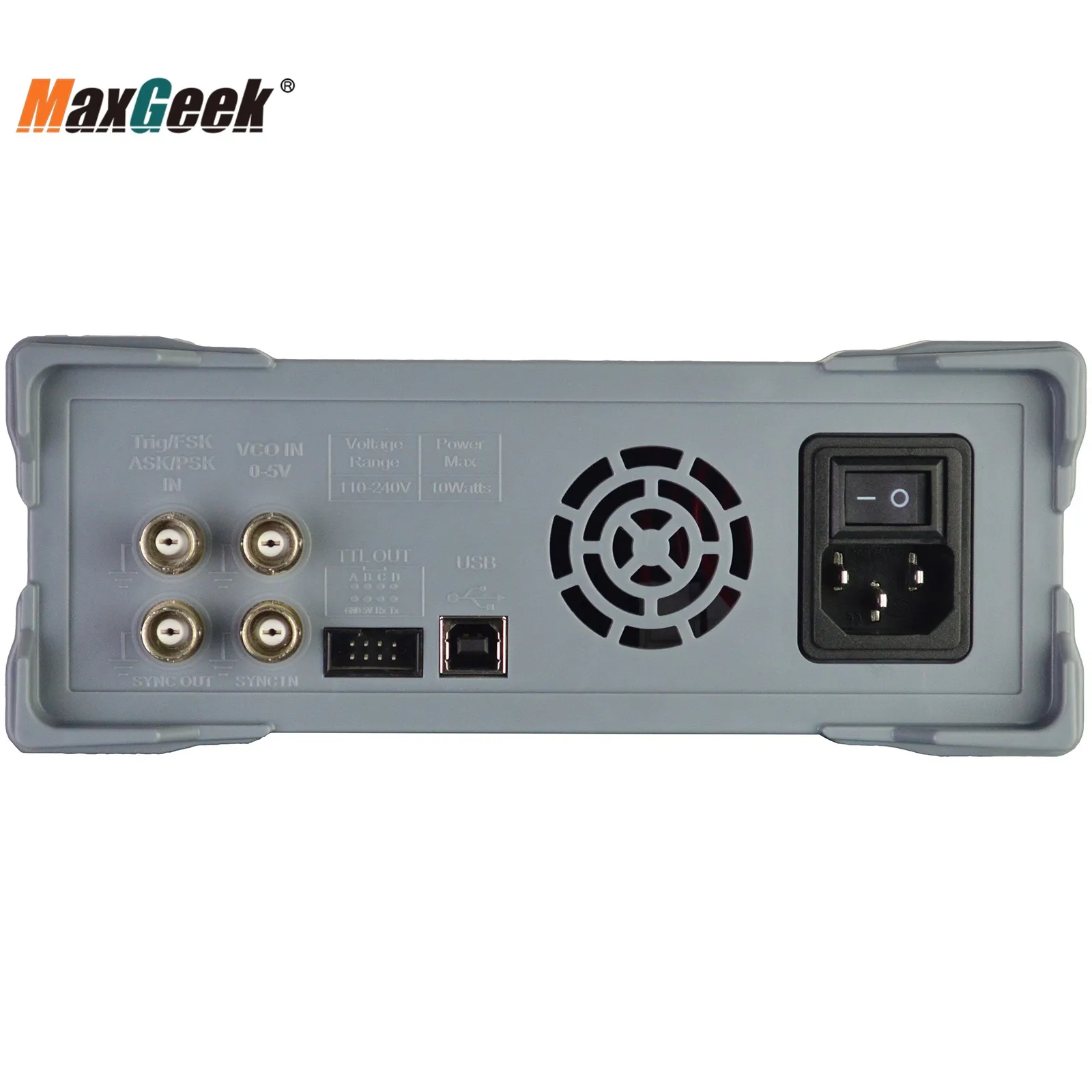 Imagem -02 - Gerador de Sinal Waveform Arbitrário 20mhz 40mhz 60mhz Função Dds de Canais Saída de Nível 4ch Ttl Maxgeek-fy8300s20m