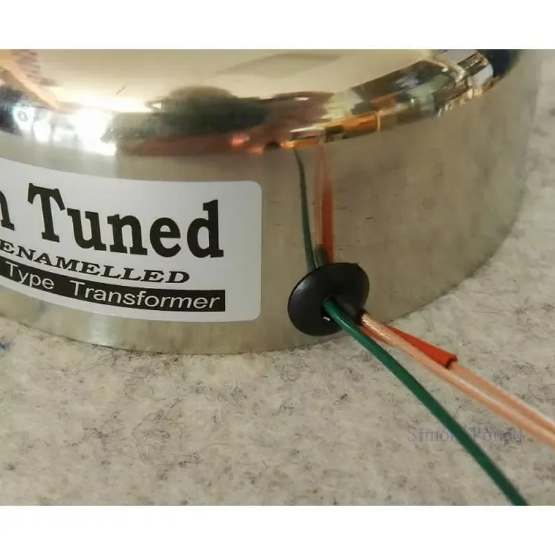 100VA Stainless Steel Toroidal Transformer 6N OFC Hand Wound AC 0-115V 0-230V 50/60Hz Low Noise Audio Power Supply