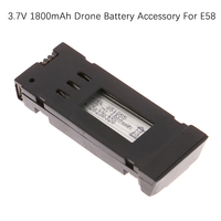 NEW 3.7V 1800mAh Drone Battery Accessory For E58 Mini Drone Battery Spare Part Quadcopter Fuselage Battery