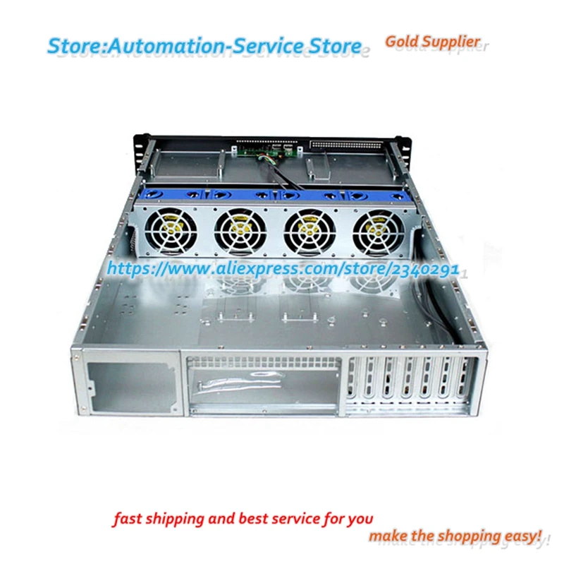 New 2U 8 Hard Disk Hot Plug Server Case NAS NVR Storage Server Case