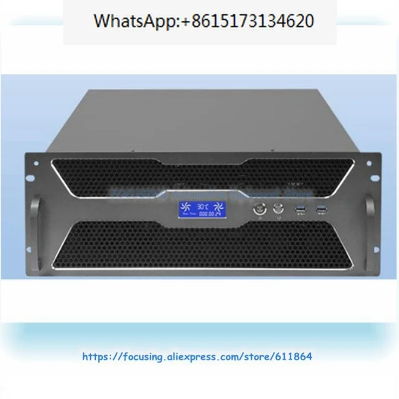 4u Intelligent Temperature Control Server Chassis EATX Large Board Multi Hard Disk Rack Type Industrial Personal Computer Equipm