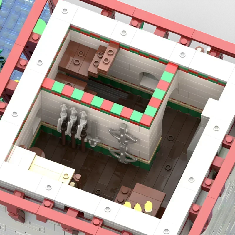 Middeleeuws kasteel Model Moc Bouwstenen Duits torenkasteel Technische stenen DIY-montage HolidayToys Verjaardagscadeau