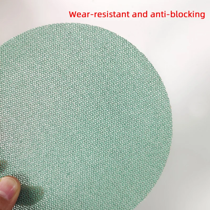 6-Inch Dry Ground Mesh Sandpaper 150mm Sanding Disc Hook Ring Abrasive Dust-free Anti-stick Car Wood And Stone 80-400grit