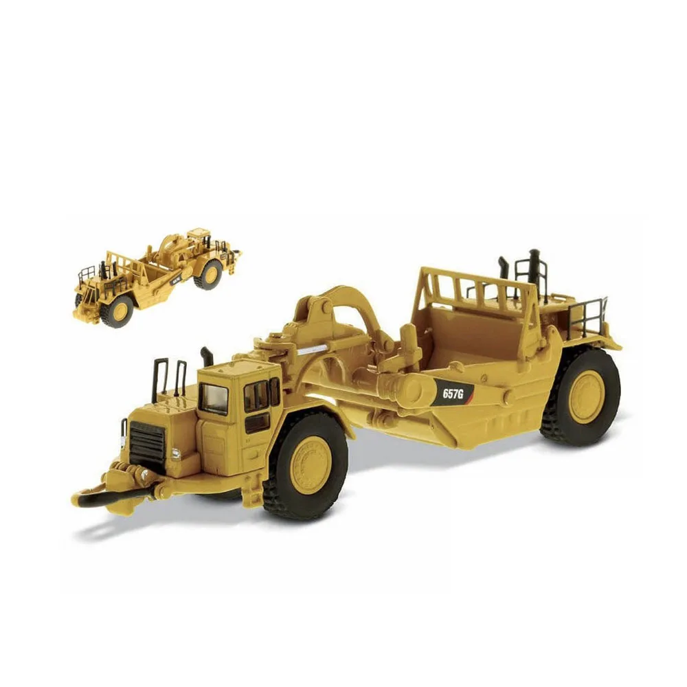 

2 Color 1:125 Scale DieCast 657G Wheeled Scraper Tractor Boy toy birthday gift scene decoration engineering vehicle model #85542