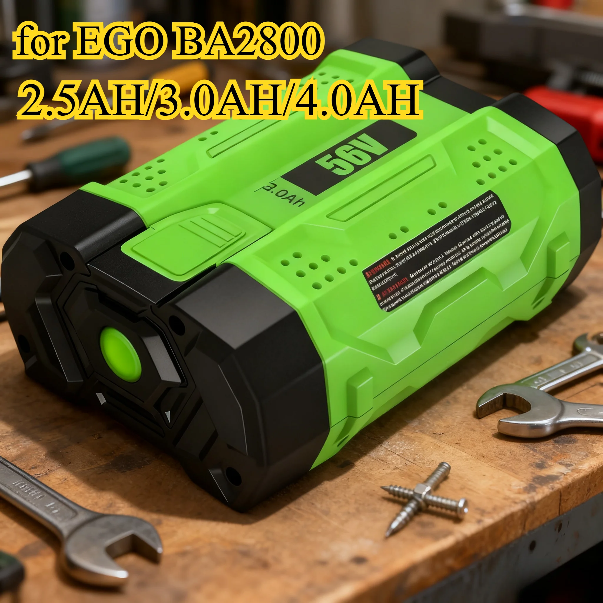 

4000mAh 56V Li-ion Replacement Battery for EGO BA2800/BA4200- High Capacity Power Pack Compatible with Lawn Mowers Leaf Blowers