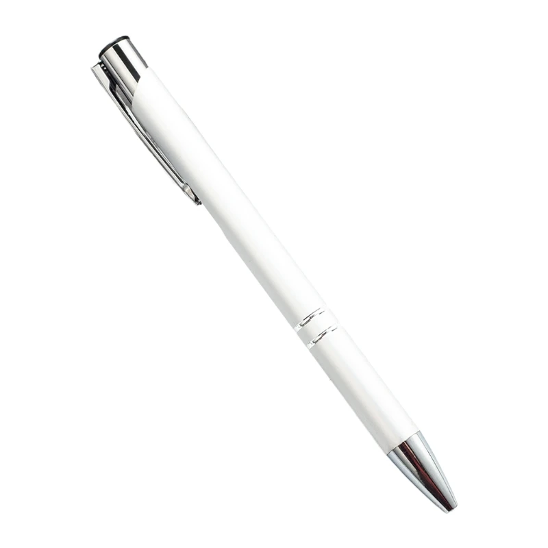 Caneta esferográfica metal, caneta rollerball retrátil, cores sortidas, escrita resistente, flexível, recarregável