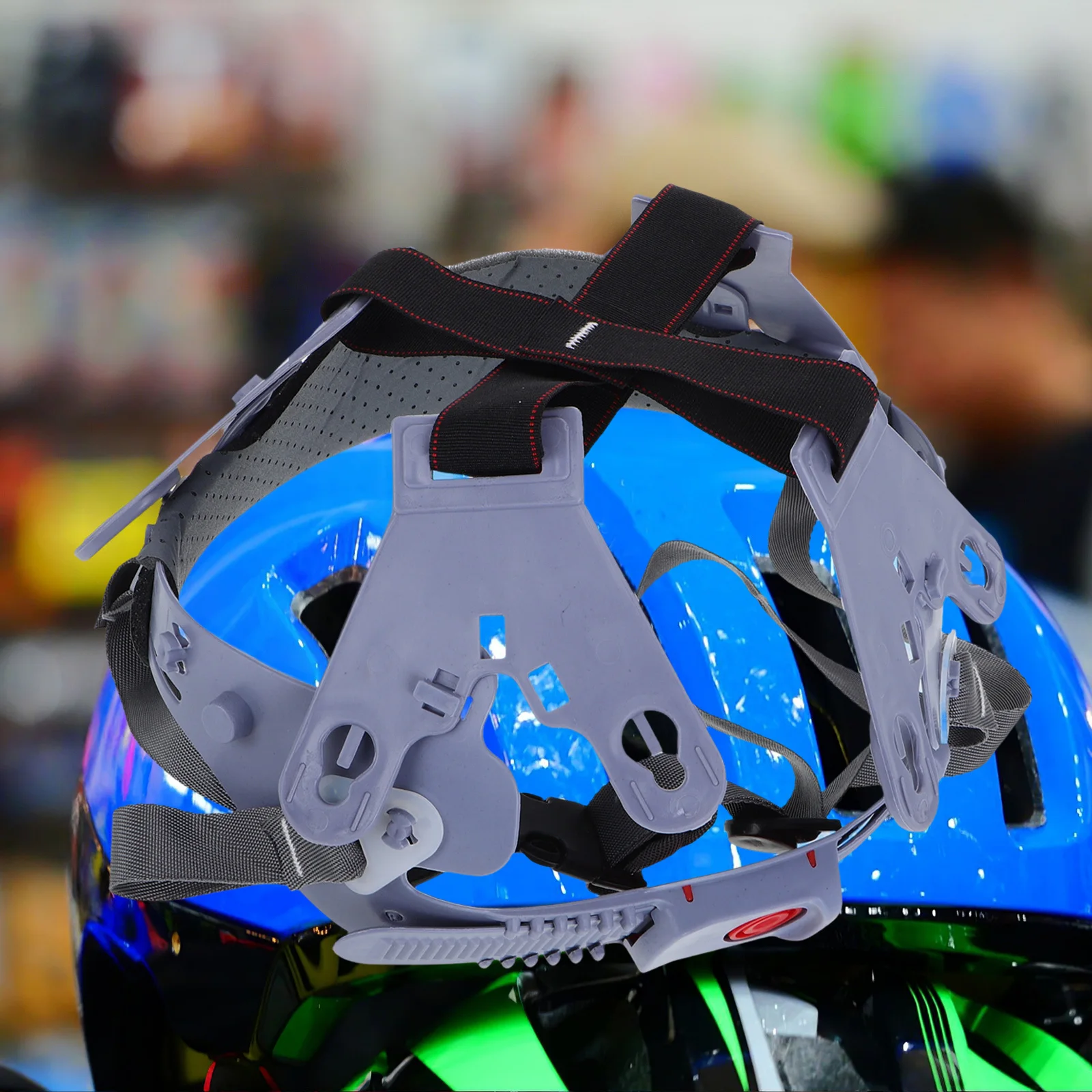 Hard Hat Suspension Bump Cap Insert Liner Adjustable Attachment Grey Impact Absorption Safety Replacement Head