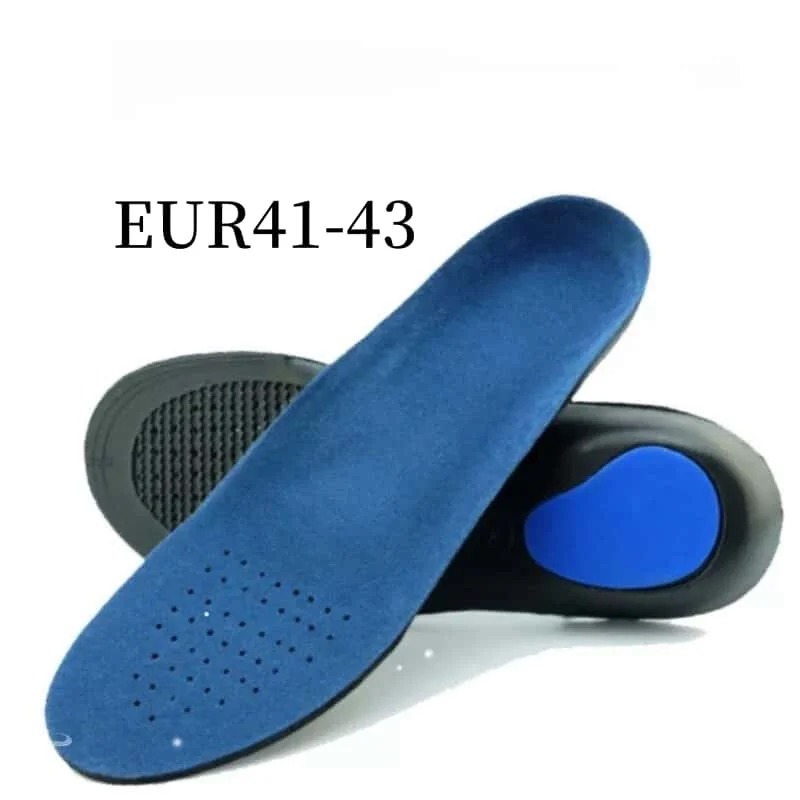 1Pair Orthopedic Insoles for Feet Plantar Fasciitis Arch Support Shoes Insole Shock-absorbing Shoe pads Big Size EU341-43