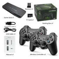 M8 Retro Video Gaming Console  2.4G Wireless Console Game Stick 4k 20000 Games Family Games Gifts