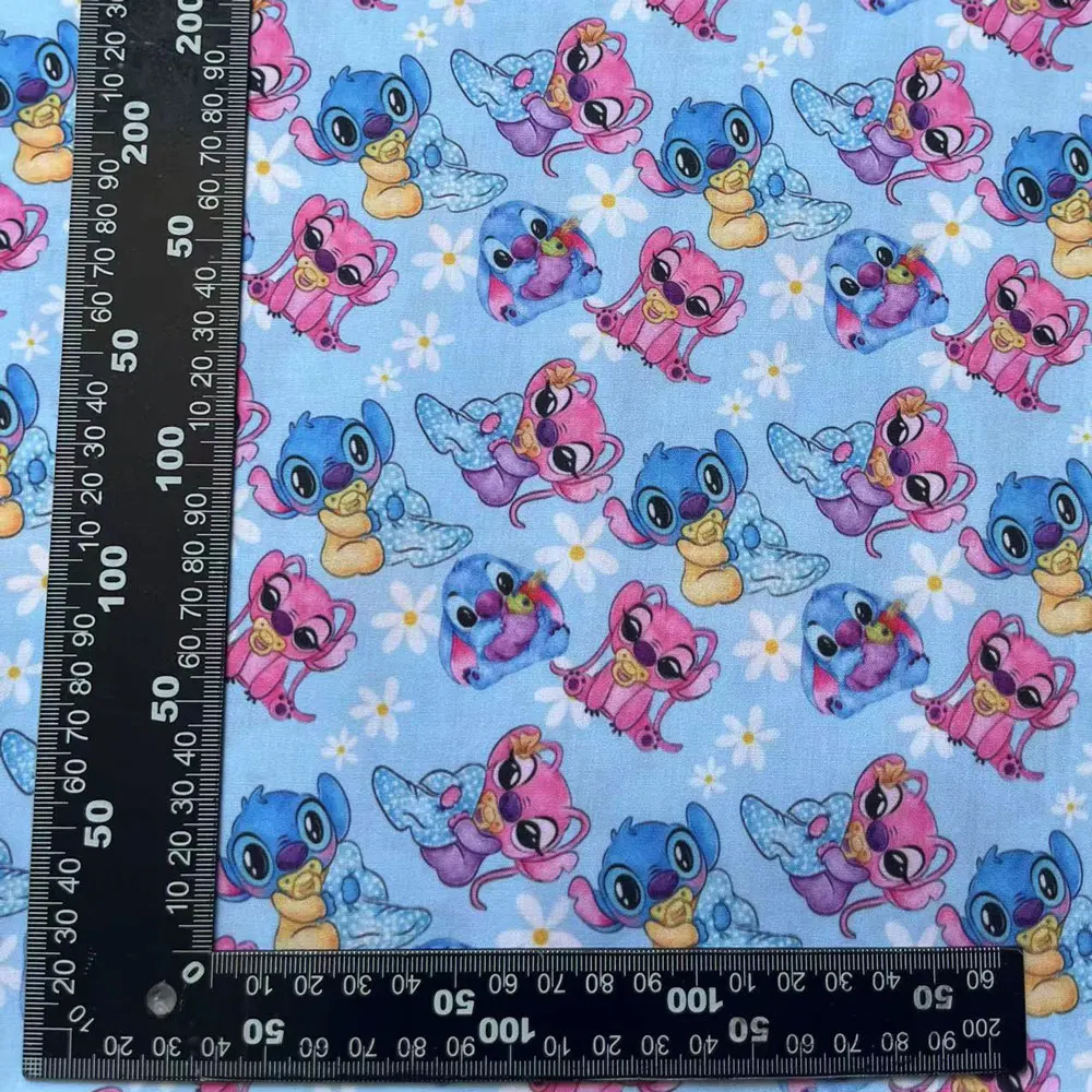 Disney duffy and friends Cartoon Fabric Hot Handmade Sewing Patchwork Quilting Baby Dress Home Sheet Printed Fabric Kids Fabric