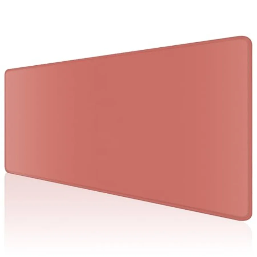 

Large Mouse Pad, Etended Gamg Mouse Mat with Stitched Edges, Full Size Desk Mats with Non-Slip Base, Computer Big Desktop Keybo