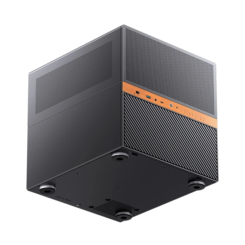 JONSBO N6 NAS-Gehäuse 9, Festplattenposition, Netzwerkspeicherserver, MATX-Desktop-Gehäuse, unterstützt 240 wassergekühlte Dual-Stromversorgung