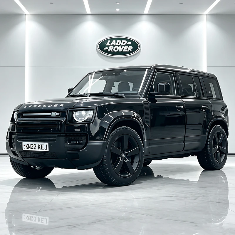 Bburago 1:24 Land Rover Defender 110 2022 Legierungsauto, Druckguss-Modellfahrzeug, Miniatur-Modellauto für Sammler und als Geschenk