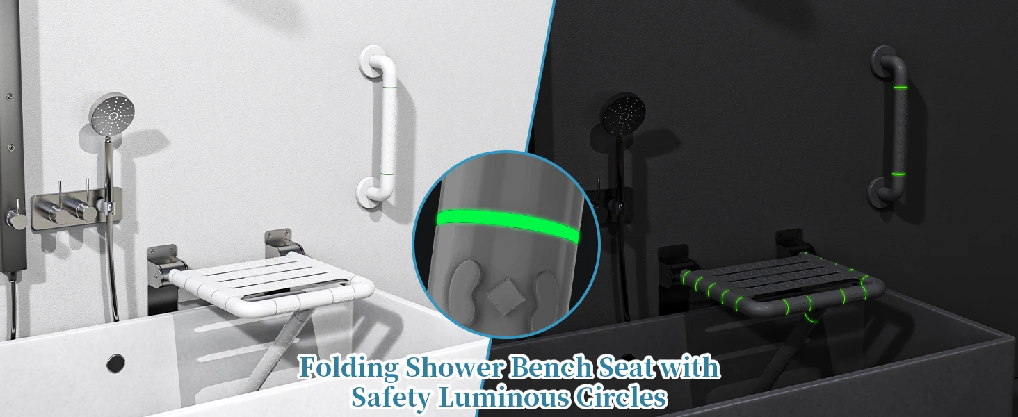 handicap fold down shower seat
