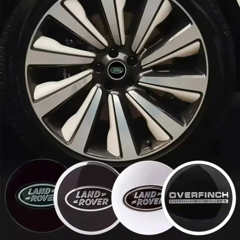 

4pcs 63mm 62mm Car Styling Car Wheel Center Hub Cap Covers Badge For Land rover SVR Discovery Velar Evoque Range Rover L322 L405