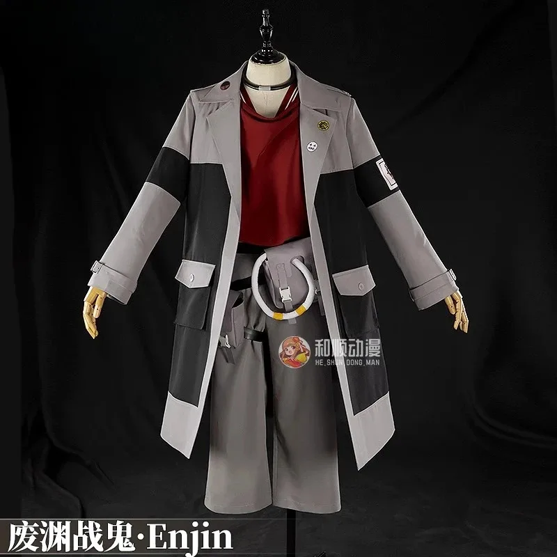 2025 11 Gachiakuta Enjin Anime Cosplay Kostum Seragam Anting Choker Akuta Cleaners Halloween Karnaval Pesta Alat Peraga Untuk Wanita M