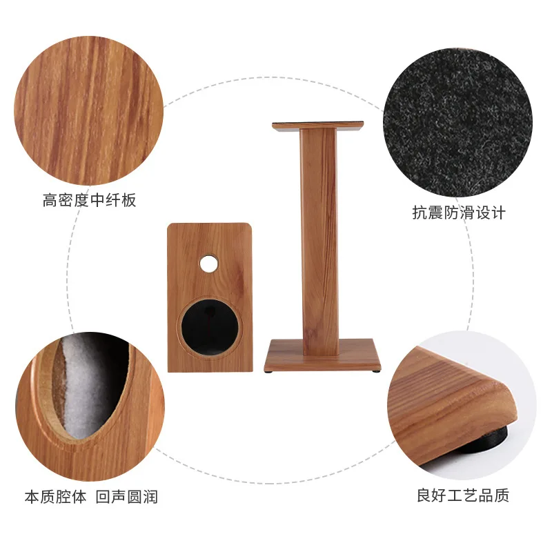 

2025 hot sale Manufacturer wholesale wood grain car audio audition box audio audition cabinet 6.5 inch speaker audition test box