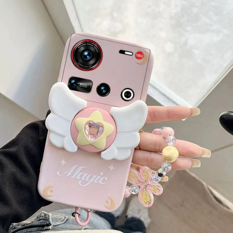 

Подходит для ультрафона NubiaZ70 с чувством дизайна, 3D Soft Best Friends, персонализированный девчачий ретро-стиль