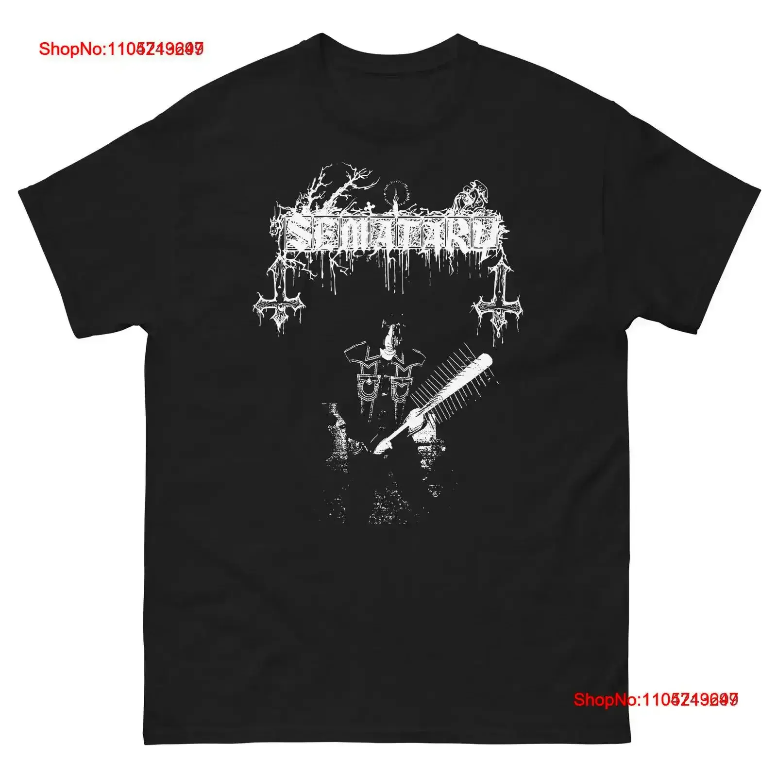 SEMATARY HAUNTED MOUND RAINBOW BRIDGE 3 NAILBAT TEE vintage Washed Top For Everyday Wear Versatile Stretched streetwear graphic
