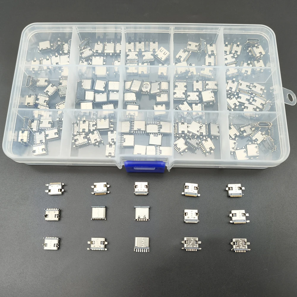 yZ[z150/ 15f USB Type C [d|[g hbNRlN^ 6/16s USB-C \Pbg PCB ͂񂾕tWbN gѓdb DIYCLbg